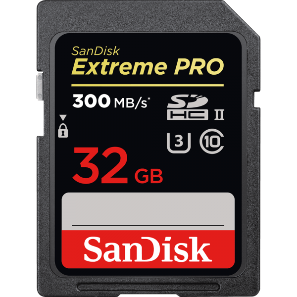 CARTE SD UHS-II SANDISK EXTREME PRO 32GB