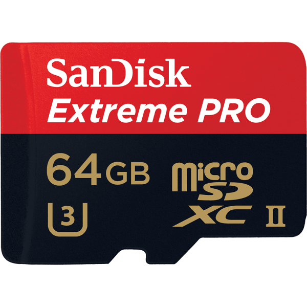SANDISK EXTREME PRO microSDXC UHS-II CARD 64GB