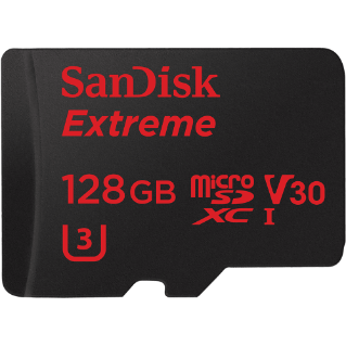 SANDISK CARTE SANDISK EXTREME® microSD™ UHS-I POUR CAMÉRAS 128GB
