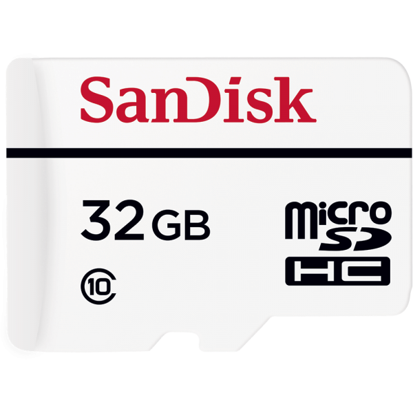 SANDISK HIGH ENDURANCE VIDEO MONITORING microSD CARD 32GB