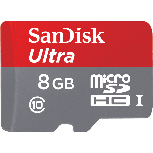 SANDISK CARTE SANDISK ULTRA microSD UHS-I POUR SMARTPHONES 8GB