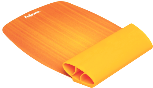 Tapis de Souris Repose-Poignets Silicone Orange